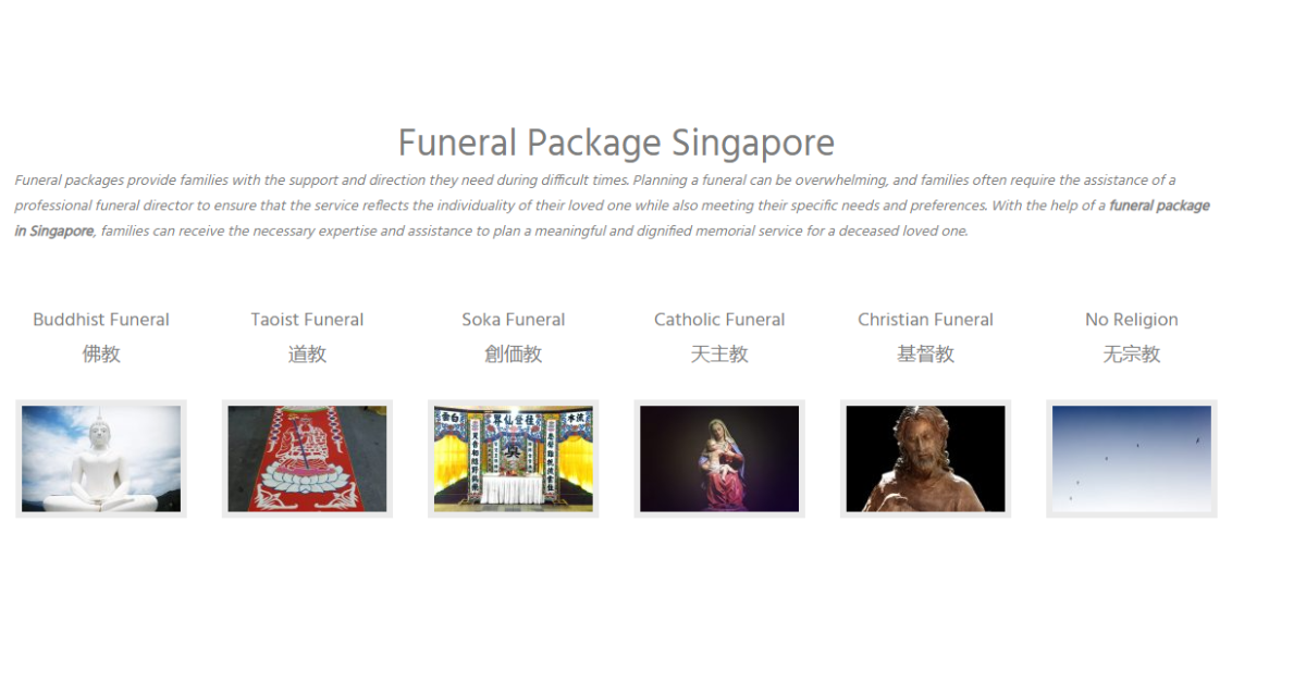 Cheapest Funeral Services In Singapore